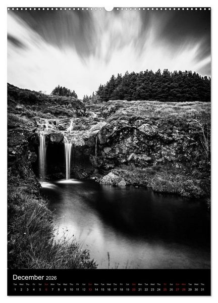 Produktbild: Journeys - Black & White (High Quality Premium Wall Calendar 2026 DIN A2 portrait),CALVENDO 12 Month Wall Calendar