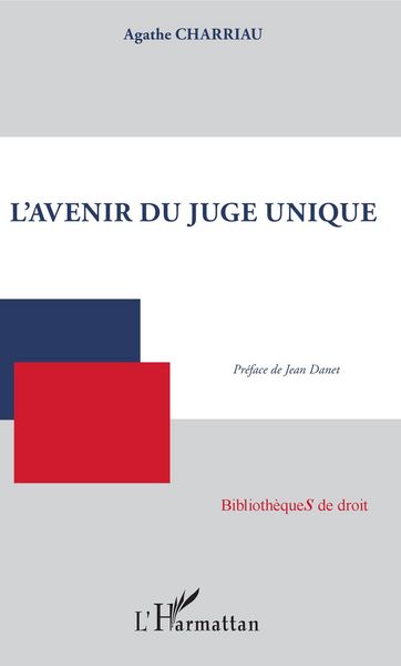 Produktbild: L'avenir du juge unique