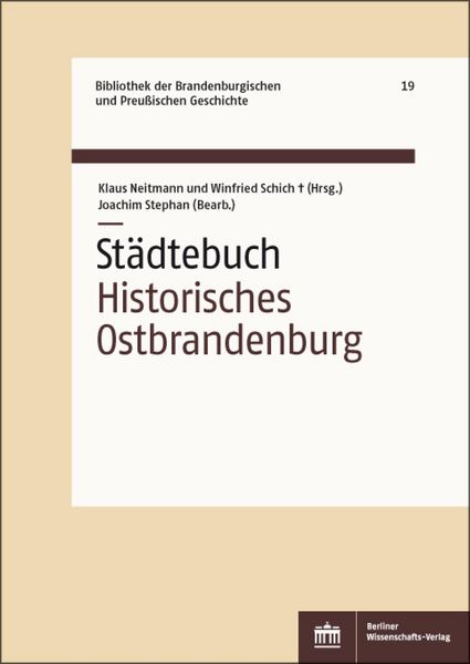 Produktbild: St&auml;dtebuch Historisches Ostbrandenburg