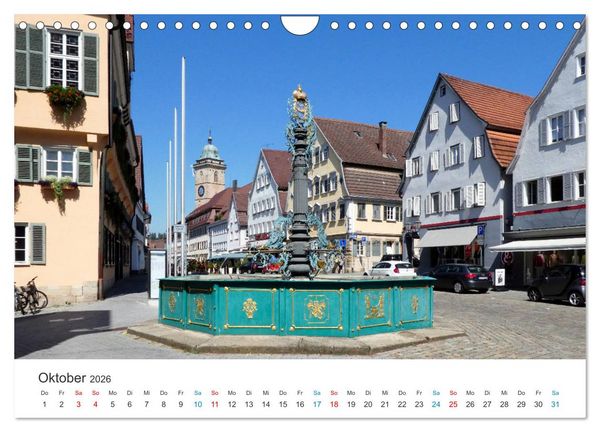 Produktbild: Rund um N&uuml;rtingen (Wandkalender 2026 DIN A4 quer), CALVENDO Monatskalender