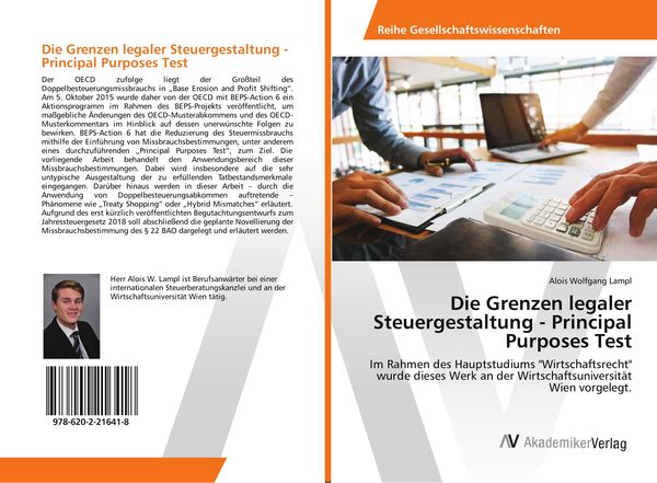 Produktbild: Die Grenzen legaler Steuergestaltung - Principal Purposes Test