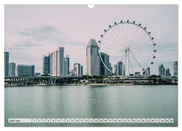 Produktbild: Singapur entdecken (Wandkalender 2026 DIN A3 quer), CALVENDO Monatskalender