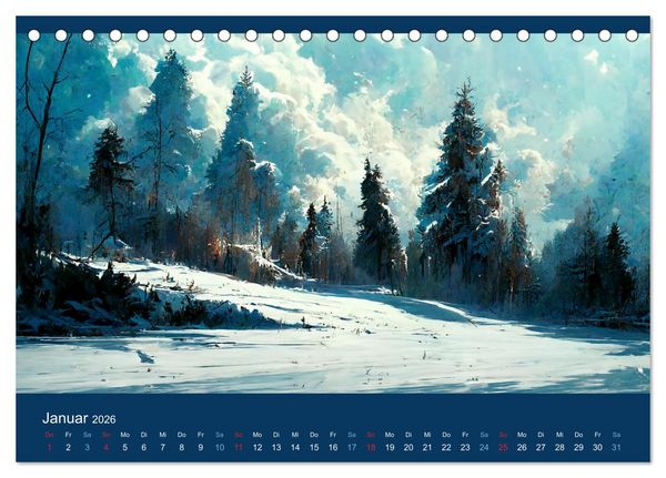 Produktbild: Das Geheimnis der Geduld (Tischkalender 2026 DIN A5 quer), CALVENDO Monatskalender