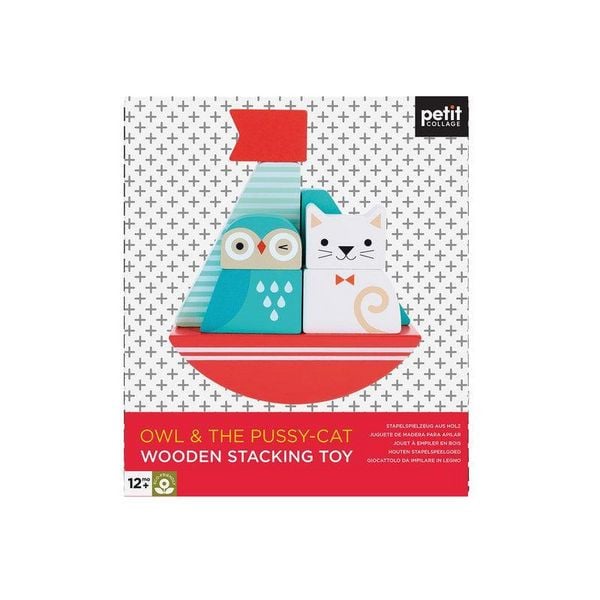 Produktbild: Owl & the Pussy-Cat Wooden Stacking Toy