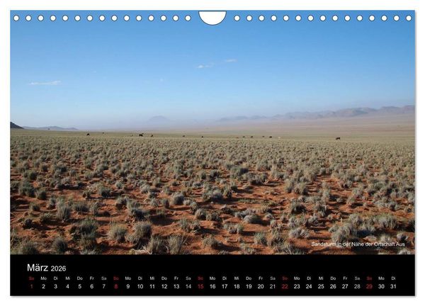 Produktbild: Namibia (Wandkalender 2026 DIN A4 quer), CALVENDO Monatskalender