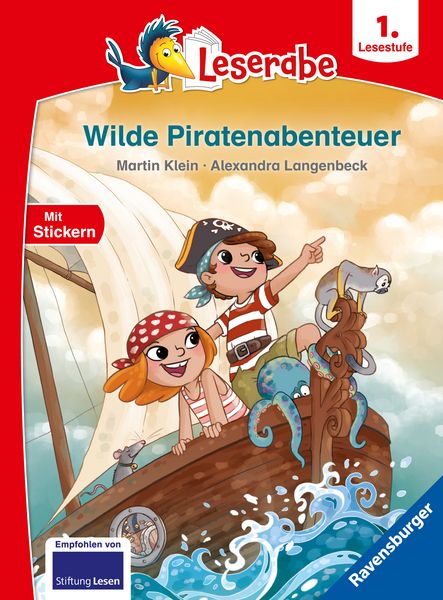 Produktbild: Leserabe 1. Lesestufe - Wilde Piratenabenteuer