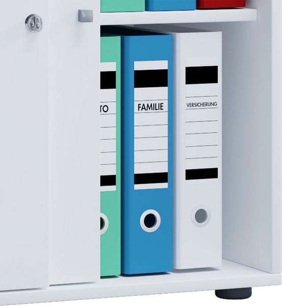 Produktbild: B&uuml;roschrank Aktenschrank Schiebet&uuml;ren Lona 2fach