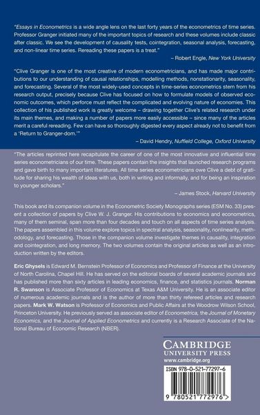 Produktbild: Essays in Econometrics