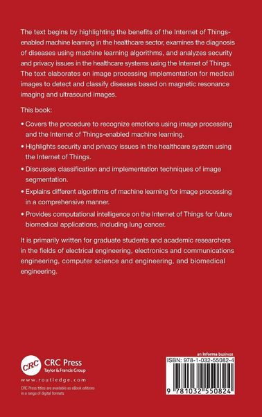 Produktbild: Internet of Things enabled Machine Learning for Biomedical Applications
