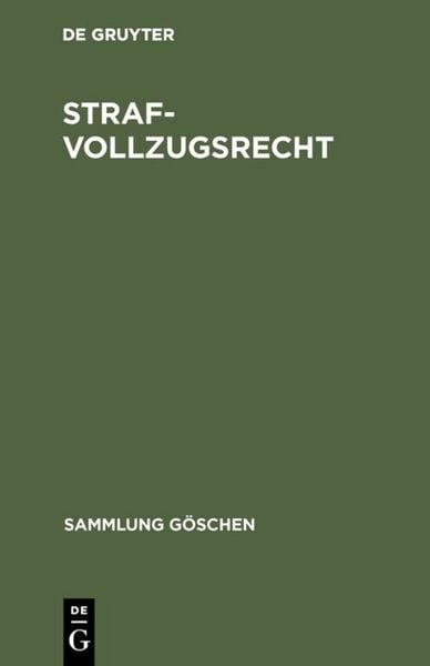Produktbild: Strafvollzugsrecht