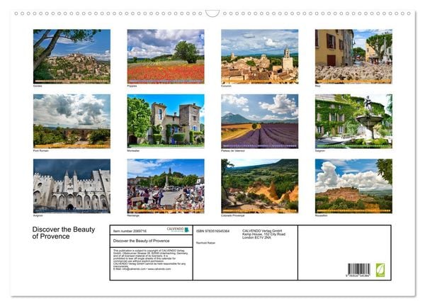 Produktbild: Discover the Beauty of Provence (Wall Calendar 2026 DIN A2 landscape), CALVENDO 12 Month Wall Calendar