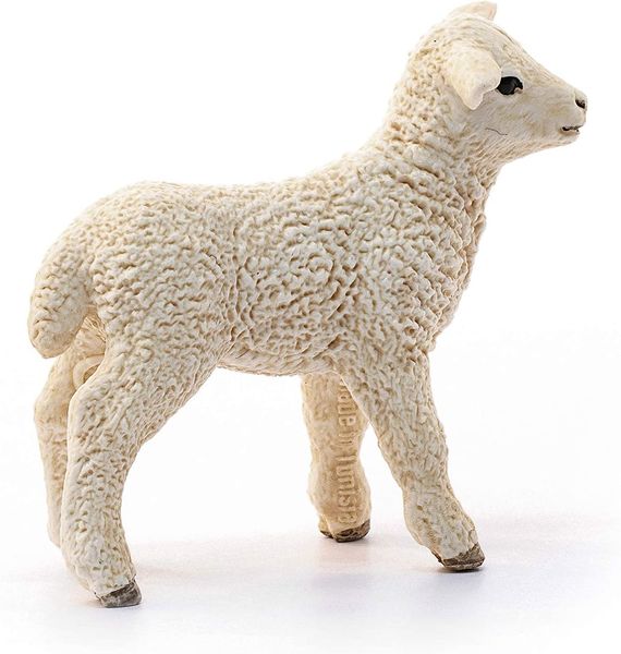 Schleich 13883 - Farm World, Lamm, Schaf, Tierfigur, Höhe: 4,7 cm