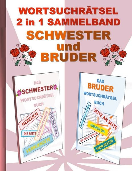Produktbild: Wortsuchr&auml;tsel 2 in 1 Sammelband Schwester und Bruder