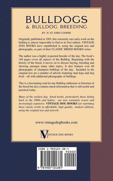 Produktbild: Bulldogs and Bulldog Breeding (A Vintage Dog Books Breed Classic)