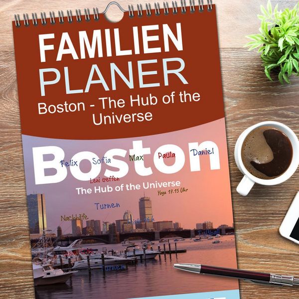 Produktbild: Familienplaner 2026 - Boston - The Hub of the Universe mit 5 Spalten (Wandkalender, 21 x 45 cm) CALVENDO