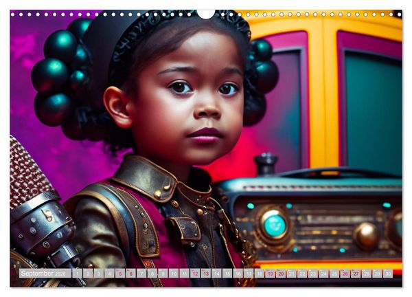 Produktbild: Starke M&auml;dchen - Steampunk Welten (Wandkalender 2026 DIN A3 quer), CALVENDO Monatskalender
