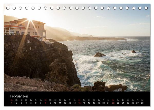 Produktbild: Teneriffa - Insel des ewigen Fr&uuml;hlings (Tischkalender 2026 DIN A5 quer), CALVENDO Monatskalender