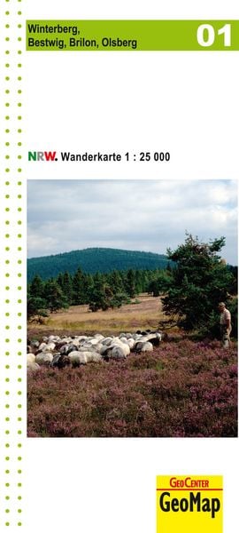 Nordrhein-Westfalen Wanderkarte 01 Winterberg 1 : 25 000, Sonstige von Geobasisdaten: Land NRW, GeoMap, 978-3-936184-57-0