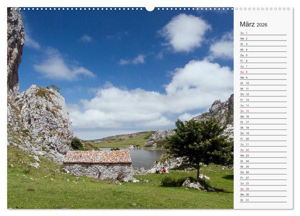 Produktbild: Der Nordwesten Spaniens (Wandkalender 2026 DIN A2 quer), CALVENDO Monatskalender
