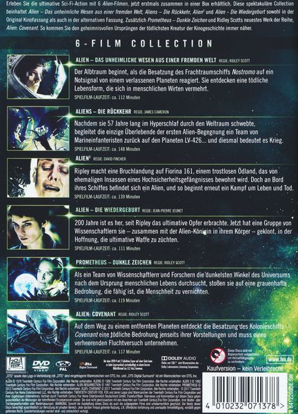 Alien 1-6  [6 DVDs]