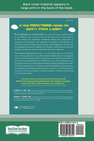 Produktbild: The Anxious Perfectionist