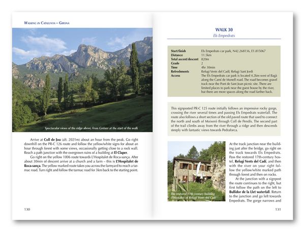 Produktbild: Walking in Catalunya - Girona Pyrenees