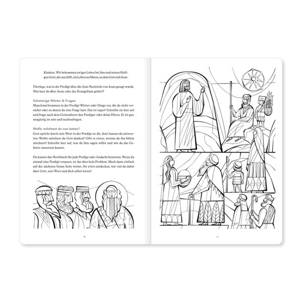 Produktbild: Predigt-Notizbuch f&uuml;r Kinder