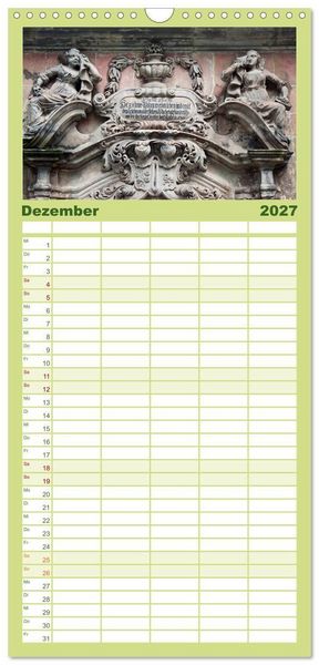 Produktbild: Familienplaner 2027 - Malerisches Quedlinburg mit 5 Spalten (Wandkalender, 21 x 45 cm) CALVENDO