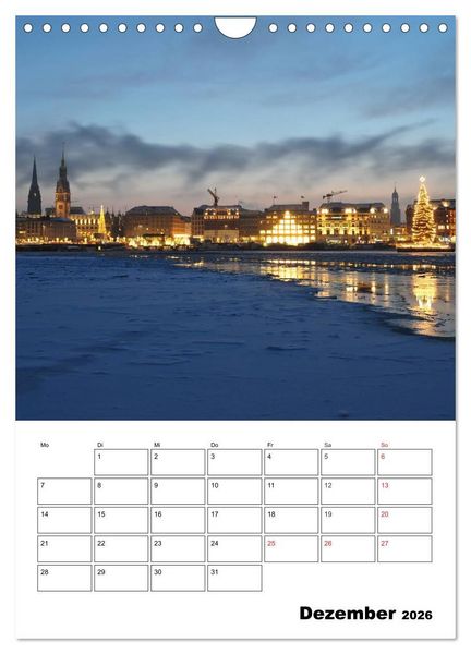 Produktbild: Sch&ouml;nes Hamburg (Wandkalender 2026 DIN A4 hoch), CALVENDO Monatskalender