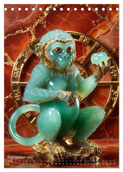 Produktbild: ZODIAK JADE IMPERIAL (Tischkalender 2027 DIN A5 hoch), CALVENDO Monatskalender