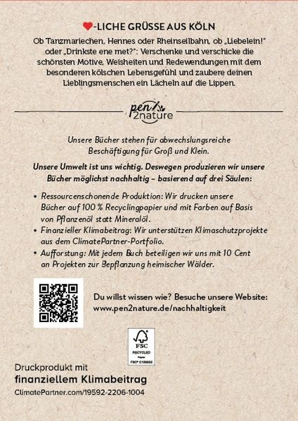 Produktbild: Postkartenblock K&ouml;ln-Liebe