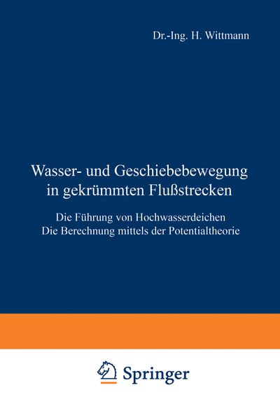 Produktbild: Wasser- und Geschiebebewegung in gekr&uuml;mmten Flu&szlig;strecken
