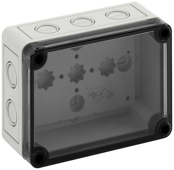 Produktbild: Spelsberg TK PS 1309-6-tm Installations-Geh&auml;use 130 x 94 x 57 Polycarbonat, Polystyrol (EPS) Lichtgrau (RAL 7035) 1 St.