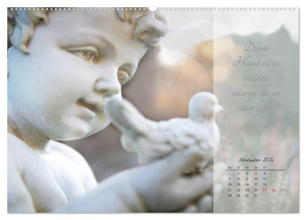 Produktbild: Engel - Tr&auml;ume und Zitate (Wandkalender 2026 DIN A2 quer), CALVENDO Monatskalender