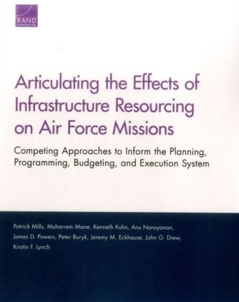 Produktbild: Articulating the Effects of Infrastructure Resourcing on Air Force Missions
