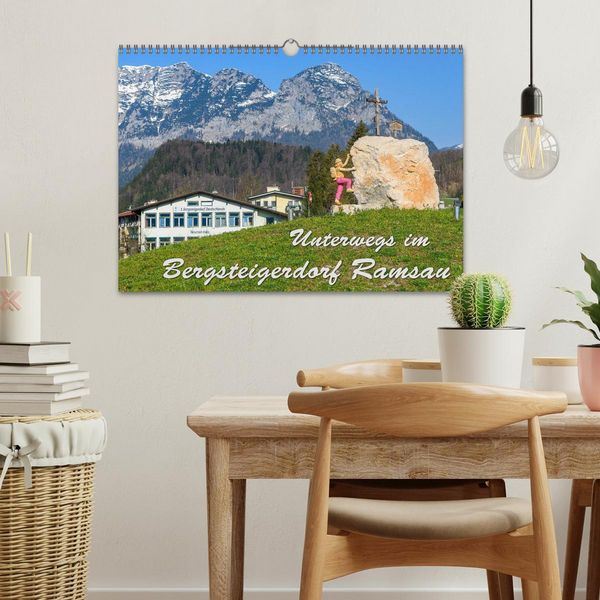 Produktbild: Unterwegs im Bergsteigerdorf Ramsau (Wandkalender 2026 DIN A3 quer), CALVENDO Monatskalender