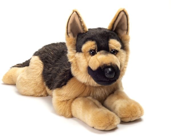 Schäferhund liegend 60 cm