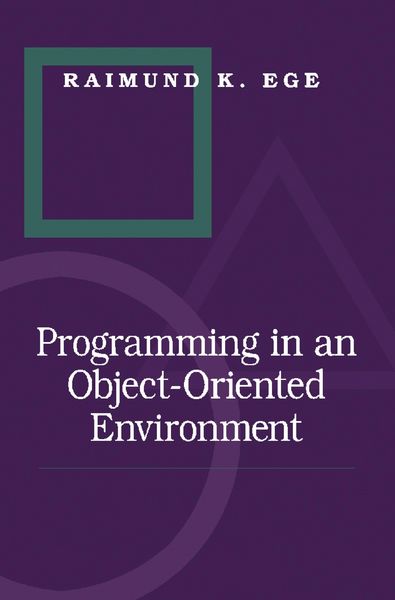 Produktbild: Programming in an Object-Oriented Environment