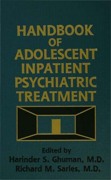 Produktbild: Handbook Of Adolescent Inpatient Psychiatric Treatment