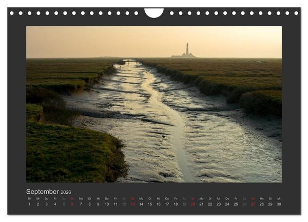 Produktbild: Impressionen aus St. Peter-Ording (Wandkalender 2026 DIN A4 quer), CALVENDO Monatskalender