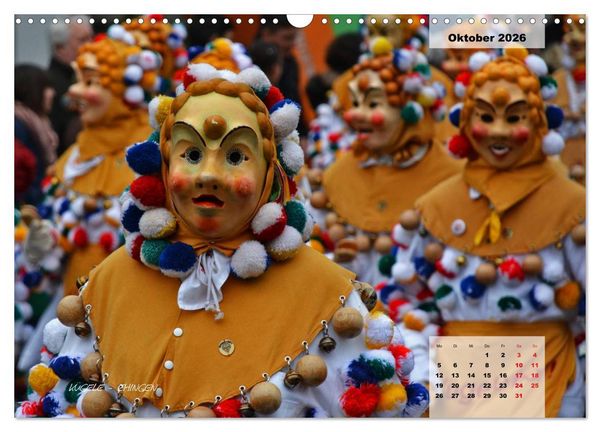 Produktbild: Schw&auml;bisch alemannische Fasnet (Wandkalender 2026 DIN A3 quer), CALVENDO Monatskalender