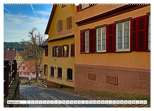 Produktbild: Altensteig (hochwertiger Premium Wandkalender 2026 DIN A2 quer), Kunstdruck in Hochglanz