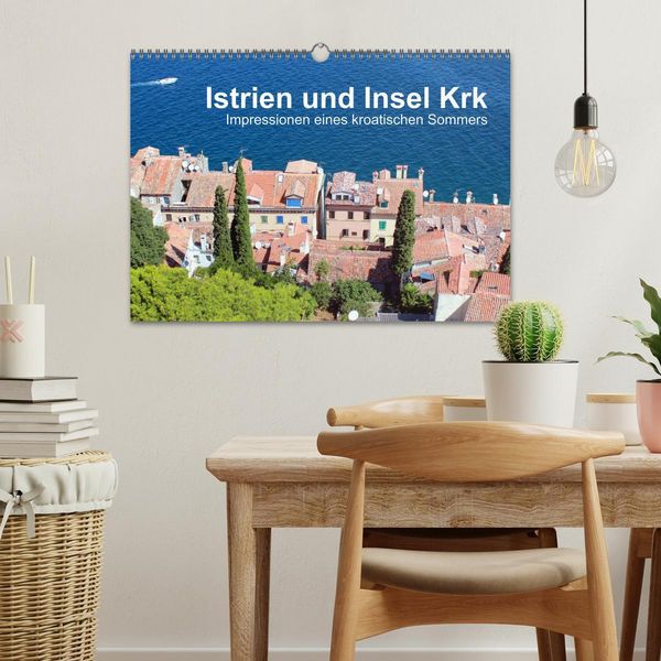 Produktbild: Istrien und Insel Krk - Impressionen eines kroatischen Sommers (Wandkalender 2026 DIN A3 quer), CALVENDO Monatskalender