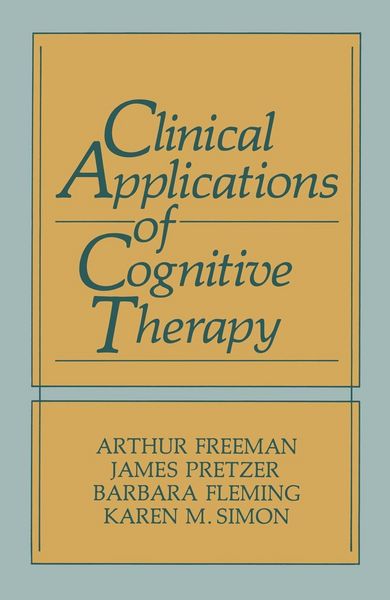 Produktbild: Clinical Applications of Cognitive Therapy