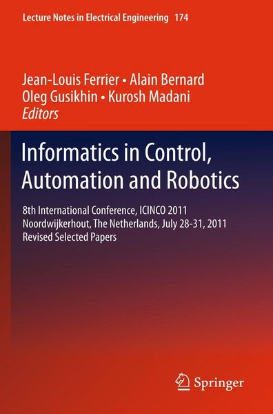Produktbild: Informatics in Control, Automation and Robotics