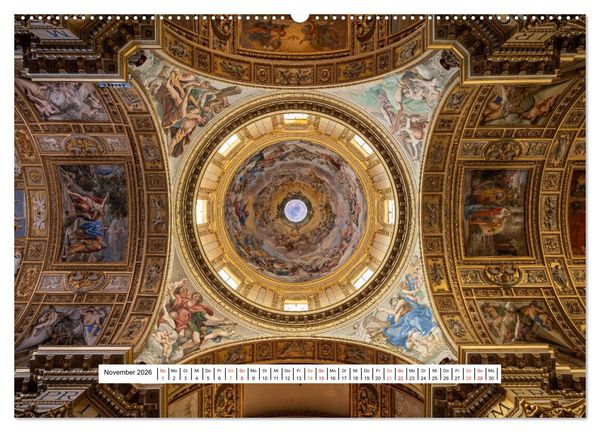 Produktbild: Gew&ouml;lbe des Glaubens &ndash; Kirchendecken Europas (Wandkalender 2026 DIN A2 quer), CALVENDO Monatskalender
