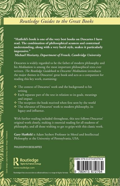 Produktbild: The Routledge Guidebook to Descartes' Meditations
