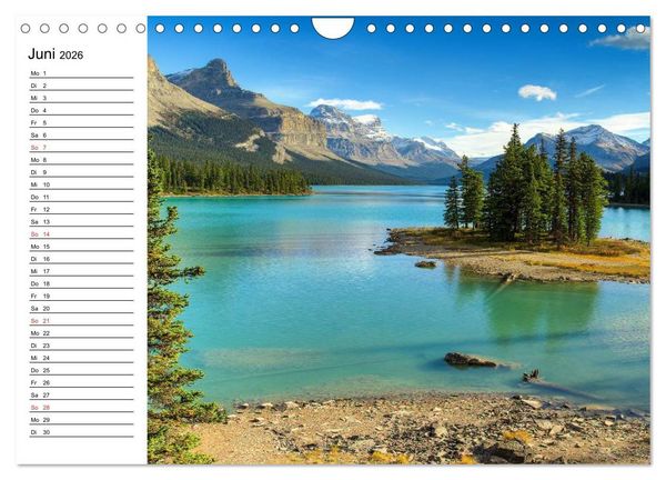 Produktbild: Alaska und Kanada (Wandkalender 2026 DIN A4 quer), CALVENDO Monatskalender