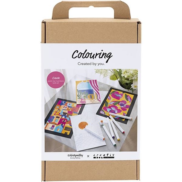 Produktbild: Creativ Company Kreativ Set Ausmalen, Malen nach Zahlen, Marker