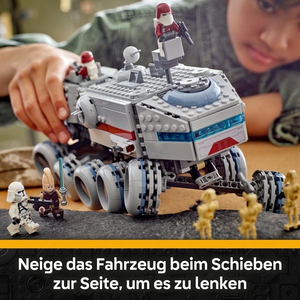 Produktbild: LEGO Star Wars 75413 Republikanischer Juggernaut, Lichtschwert, Fahrzeug